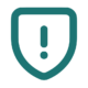 Shield warning icon
